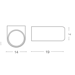Applique Da Esterno-Ideal Lux Iko ap1 applique per esterno ip54 antracite mdoerna