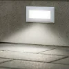 Segnapasso Led-Ideal Lux Indio fi 8w segnapasso led 8w 3000k per esterno ip65 bianco da incasso