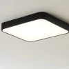 Plafoniere Moderne-Vivida International Inner-s plafoniera 60 nera quadrata 50w 3000k 4000k dimmerabile vivida
