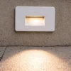 Segnapasso Led-Top Light Intro segnapasso bianco per esterno da incasso a parete led 2w cct ip65