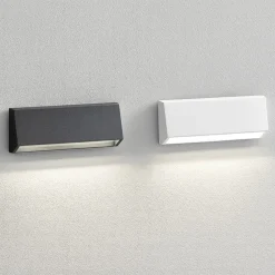 Segnapasso Led-IsyLuce Isiyluce segnapasso per esterno led 4w 4000k cover bianco antracite