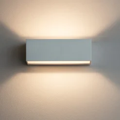 Applique Da Parete-IsyLuce applique bianco led 6w 4000k rettangolare moderna