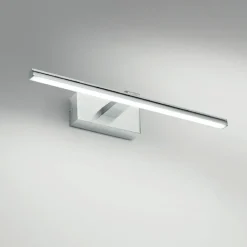 Applique Da Bagno-IsyLuce applique da bagno per sopra specchio cromato 8w 3000k