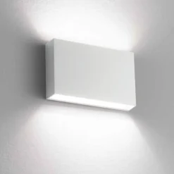 Applique Da Esterno-IsyLuce applique da esterno led 12w 3000k cover intercambiabile
