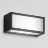 Applique Da Esterno-IsyLuce applique da esterno led 18w 3000k ntracite deco