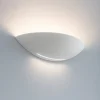 Applique Da Parete-IsyLuce applique di gesso bianco per interni