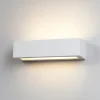 Applique Da Parete-IsyLuce applique gesso bianco rettangolare moderna