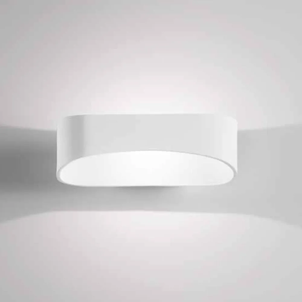 Applique Da Parete-IsyLuce applique led 20w 4000k bianco moderna per interni