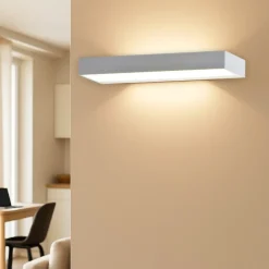 Applique Da Parete-IsyLuce applique led 12w 4000k bianco design moderno