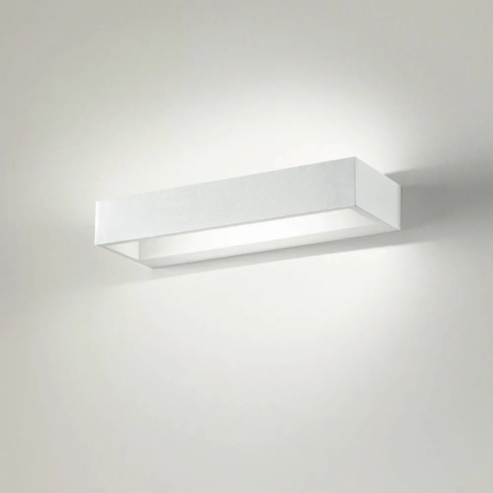 Applique Da Parete-IsyLuce applique led 12w 4000k bianco design moderna