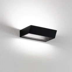 Applique Da Parete-IsyLuce applique led 18w 3000k 4000k moderno nero design