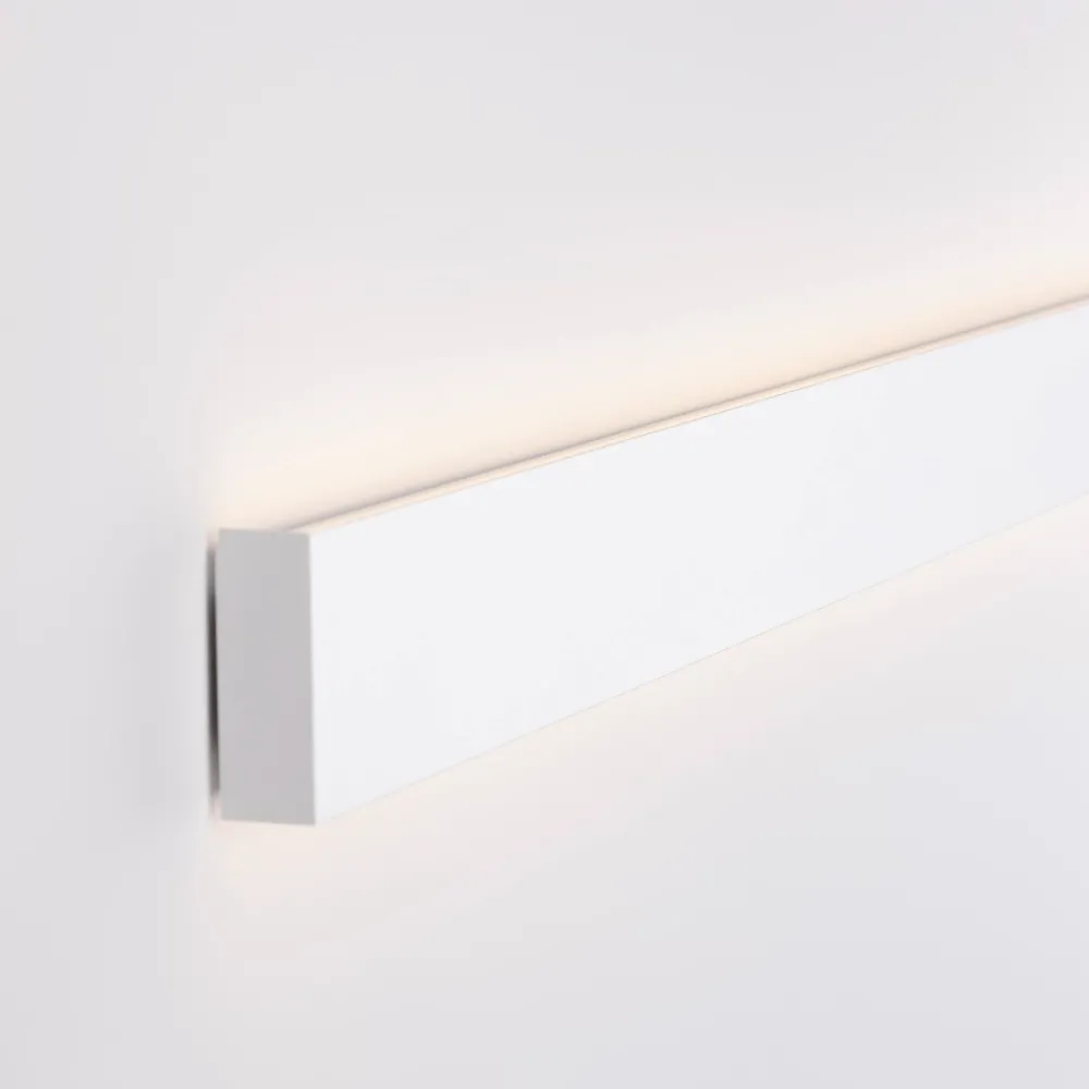 Applique Da Parete-IsyLuce applique led 24w 4000k moderno bianco rettangolare