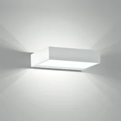 Applique Da Parete-IsyLuce applique led 6w 4000k moderno bianco per interni