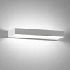 Applique Da Parete-IsyLuce applique led 12w 3000k moderna bianco squadrata