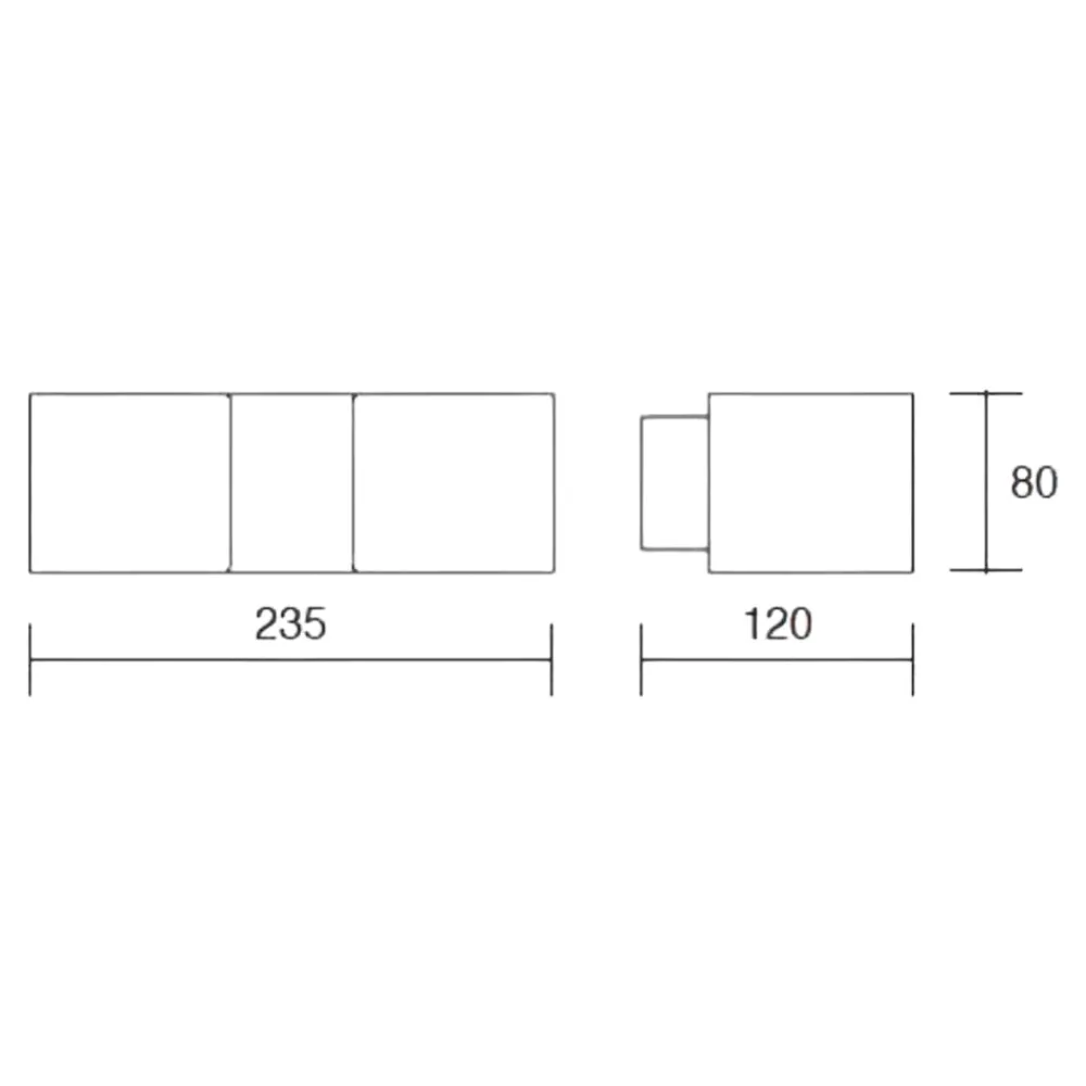 Applique Da Parete-IsyLuce applique led 10w 3000k nero design moderna