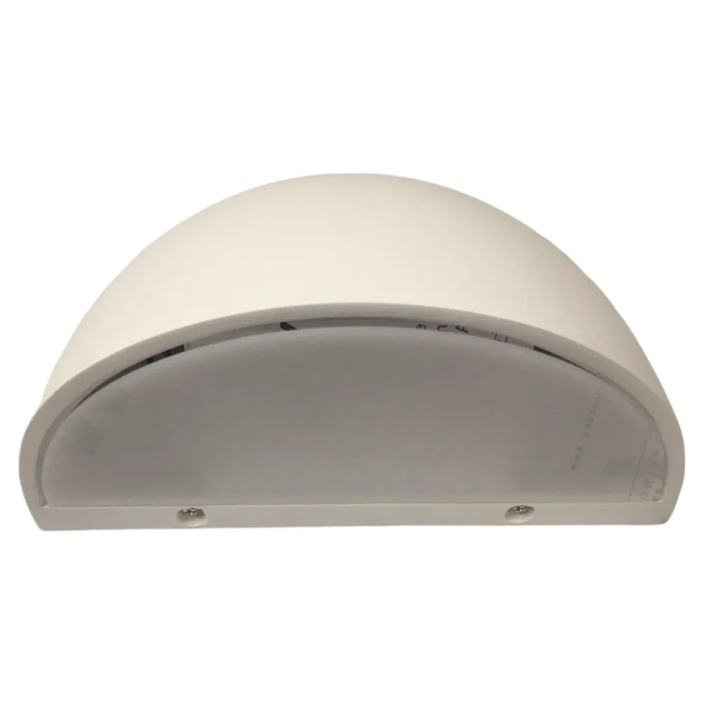 Applique Da Parete-IsyLuce applique led 12w 3000k rotondo in gesso bianco