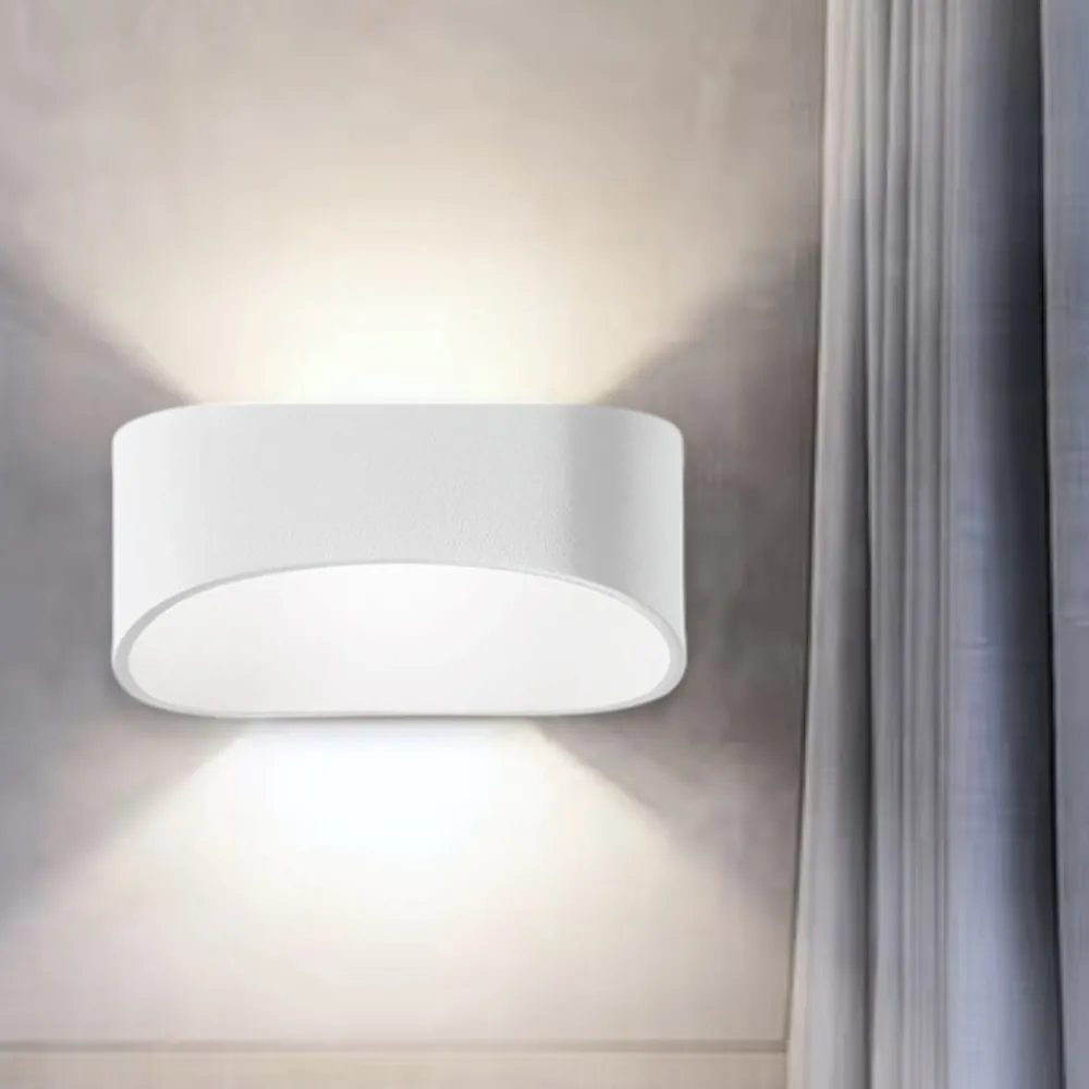 Applique Da Parete-IsyLuce applique moderna led 10w 4000k bianca