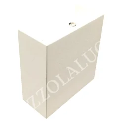 Applique Da Parete-IsyLuce applique moderno quadrato bianco led 6w 40000k