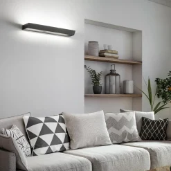 Applique Da Parete-IsyLuce applique nera 50w 3000k-4000k design moderno