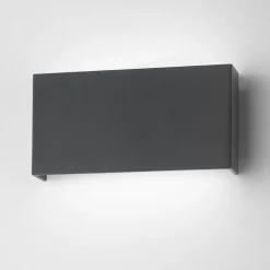 Applique Da Esterno-IsyLuce applique per esterni antracite 12w 3000k fp