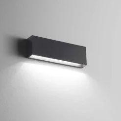 Applique Da Esterno-IsyLuce applique per esterni 3000k moderna cover antracite bianco
