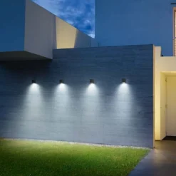 Applique Da Esterno-IsyLuce applique per esterni moderni cubo bianco