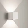 Applique Da Esterno-IsyLuce applique per esterno 16w 4000k cubo bianco