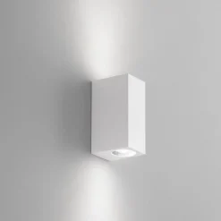 Applique Da Esterno-IsyLuce applique per esterno moderno bianco
