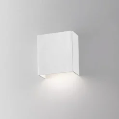 Applique Da Parete-IsyLuce applique quadrato led 6w 3000k bianco moderna