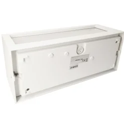 Applique Da Esterno-IsyLuce deco applique da esterno led 18w 3000k bianca moderna
