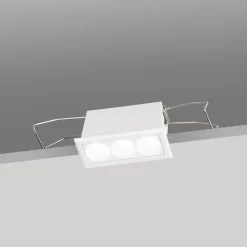 Faretti Da Incasso-IsyLuce exacta faretto da incasso a soffitto led 4w 3000k