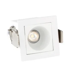 Faretti Da Incasso-IsyLuce exacta faretto da incasso bianco led 2w 3000k per controsoffitto