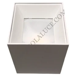 Faretti Da Soffitto-IsyLuce faretto cubo led 12w 4000k luce da soffitto bianco