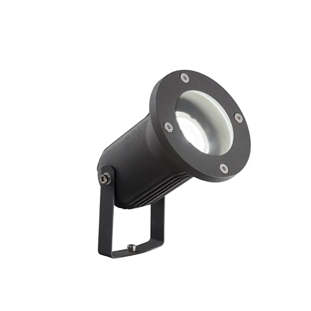 Faretti Da Esterno-IsyLuce faretto da giardino orientabile antracite