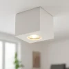 Faretti Da Soffitto-IsyLuce faretto da soffitto cubo di gesso bianco