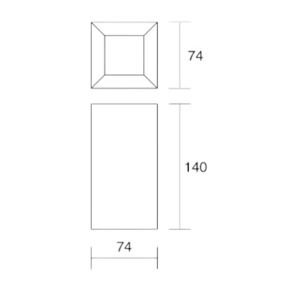 Faretti Da Soffitto-IsyLuce faretto da soffitto quadrato nero cromo