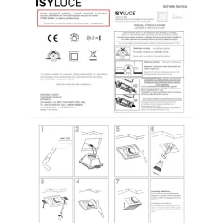 Faretti Da Incasso-IsyLuce faretto gesso inclinato da incasso su cartongesso
