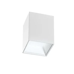 Faretti Da Soffitto-IsyLuce faretto led 4000k 12w cubo soffitto bianco quadrato