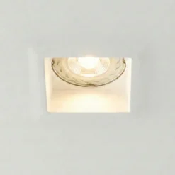 Faretti Da Incasso-IsyLuce faretto quadrato di gesso da incasso