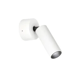 Applique Da Parete-IsyLuce focus slim applique led bianco orientabile led 5w 3000k