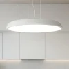 Lampadari Cucina-IsyLuce grande lampadario zenal bianco per cucina led 108w 3000k 4000k dimmerabile