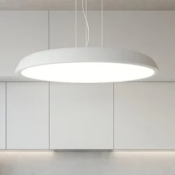 Lampadari Cucina-IsyLuce grande lampadario zenal bianco per cucina led 108w 3000k 4000k dimmerabile