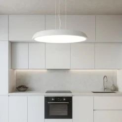 Lampadari Cucina-IsyLuce grande lampadario zenal bianco per cucina led 108w 3000k 4000k dimmerabile