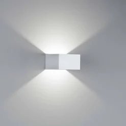 Applique Da Parete-IsyLuce kubie applique cubotto led 6w 3000k moderna bianco