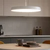 Lampadari Cucina-IsyLuce lampadario bianco da cucina led 39w 3000k 4000k dimmerabile