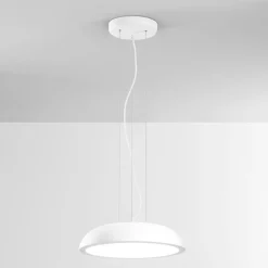 Lampadari Cucina-IsyLuce lampadario da cucina zenal bianca led 27w 3000k 4000k dimmerabile