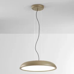 Lampadari Cucina-IsyLuce lampadario per cucina zenal sabbia led 55w dimmerabile