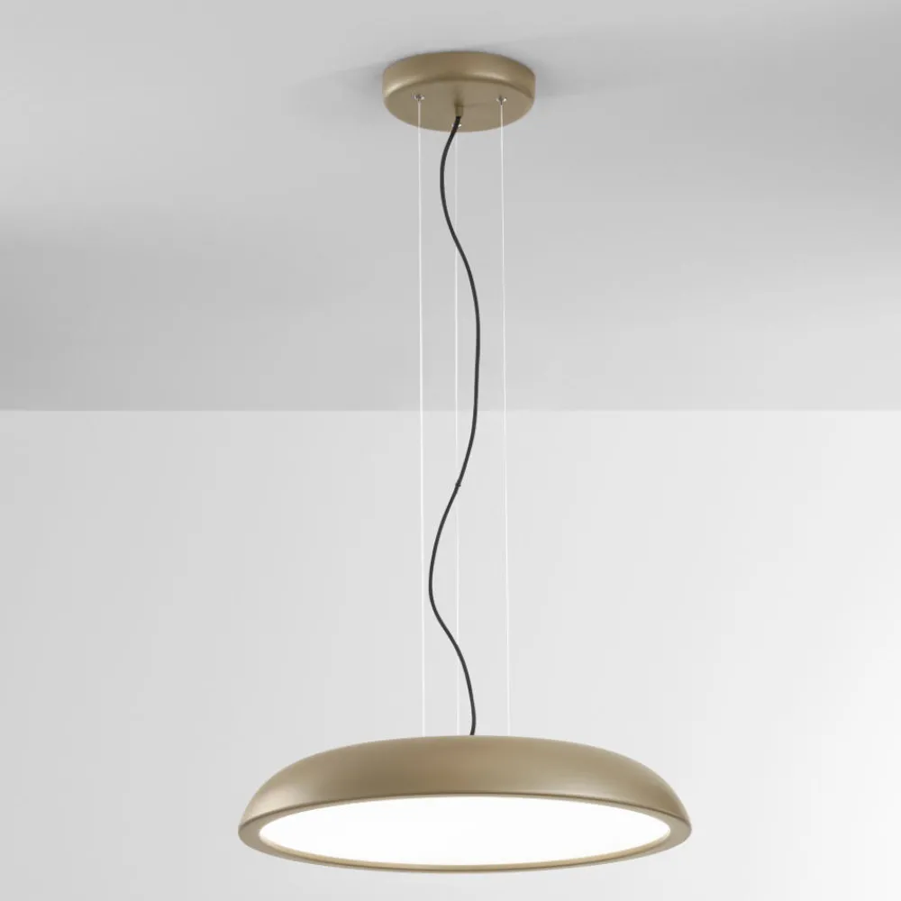 Lampadari Cucina-IsyLuce lampadario per cucina zenal sabbia led 55w dimmerabile