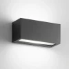 Applique Da Esterno-IsyLuce metro applique da esterno 24w 3000k antracite