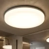 Plafoniere Bagno-IsyLuce plafoniera da bagno moderna rotonda bianca led 50w cct ip54